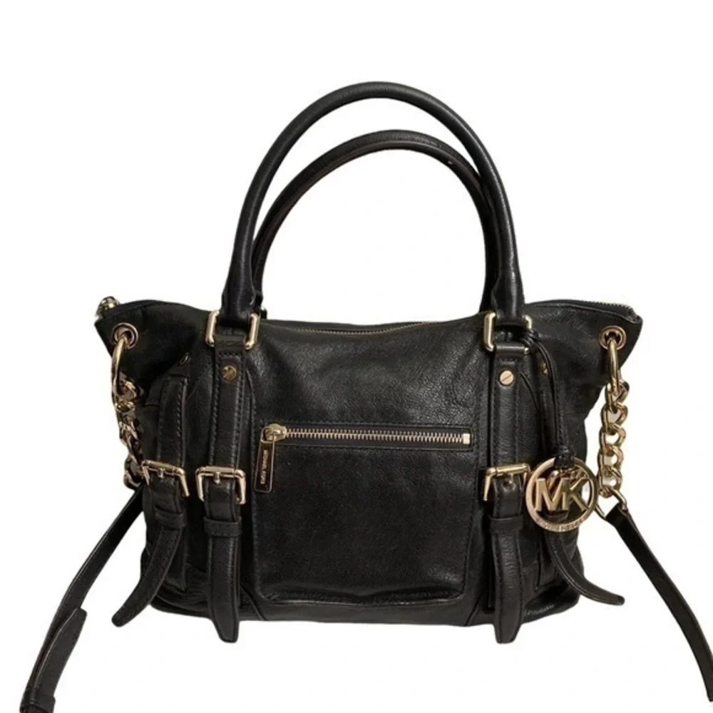 Michael Kors two way leather satchel bag